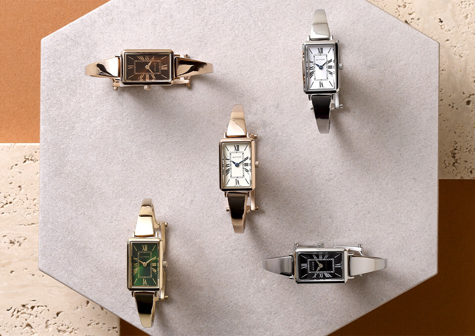 MATOW マトウ TSUKI 月華 / SQUARE ROSE GOLD AMBER レディース 腕時計 MATOW マトウ TSUKI 月華 / SQUARE ROSE GOLD AMBER レディース 腕時計