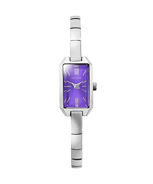 TSUKI 清月 / MINI SQUARE SILVER PURPLE