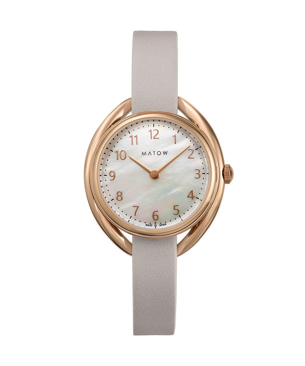【ブランド】レディース腕時計※動いてません MATOW マトウ SHIKI ROUND ROSE GOLD / FUYU ホワイトペッパー