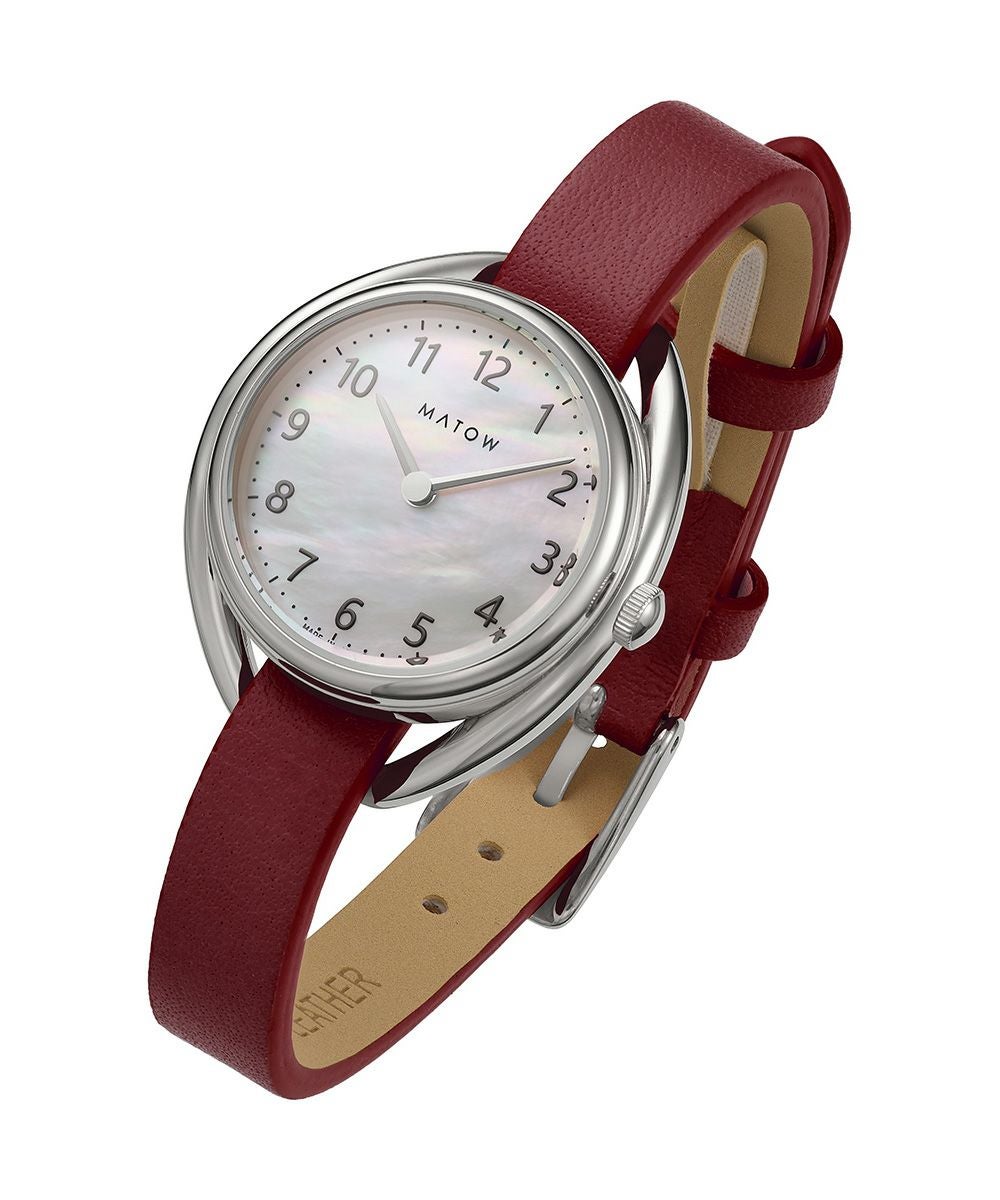 値下げMATOW SHIKI ROUND SILVER AKI アキレア MATOW マトウ SHIKI ROUND SILVER / AKI アキレア レディース 腕時計