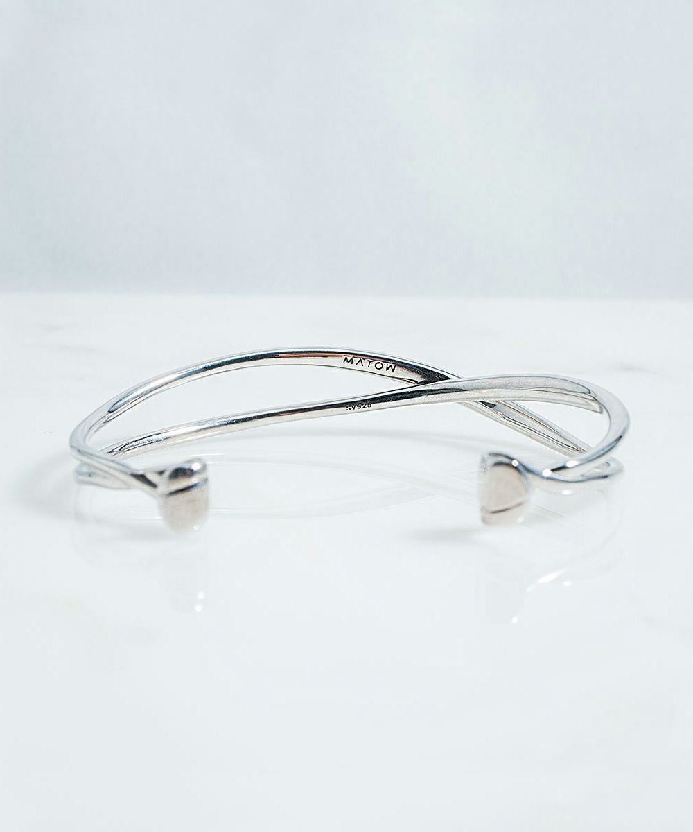 MATOW マトウ ［予約販売 6月末入荷予定］SHIKI CROSS BANGLE / SILVER