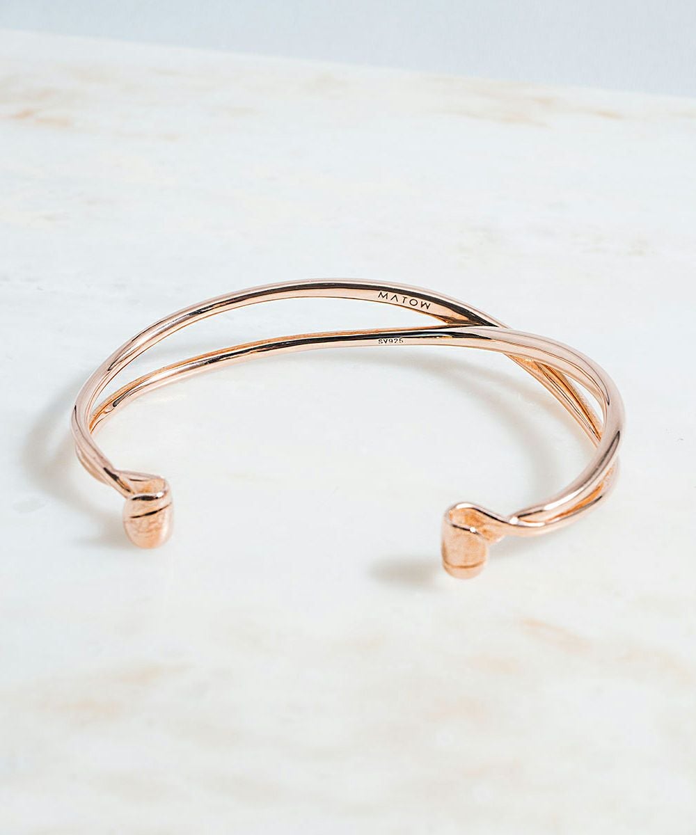 MATOW マトウ SHIKI CROSS BANGLE / ROSEGOLD レディース 腕時計