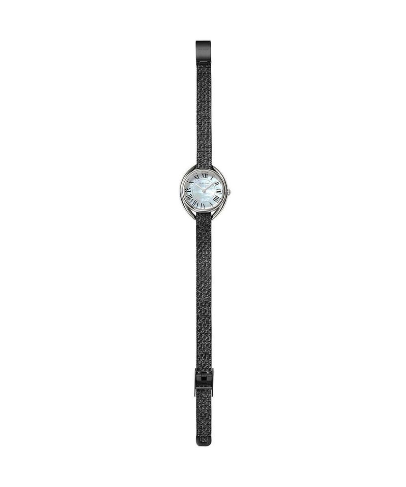 MATOW マトウ レディース 腕時計 SHIKI ROUND SILVER 白亜 / 黒花