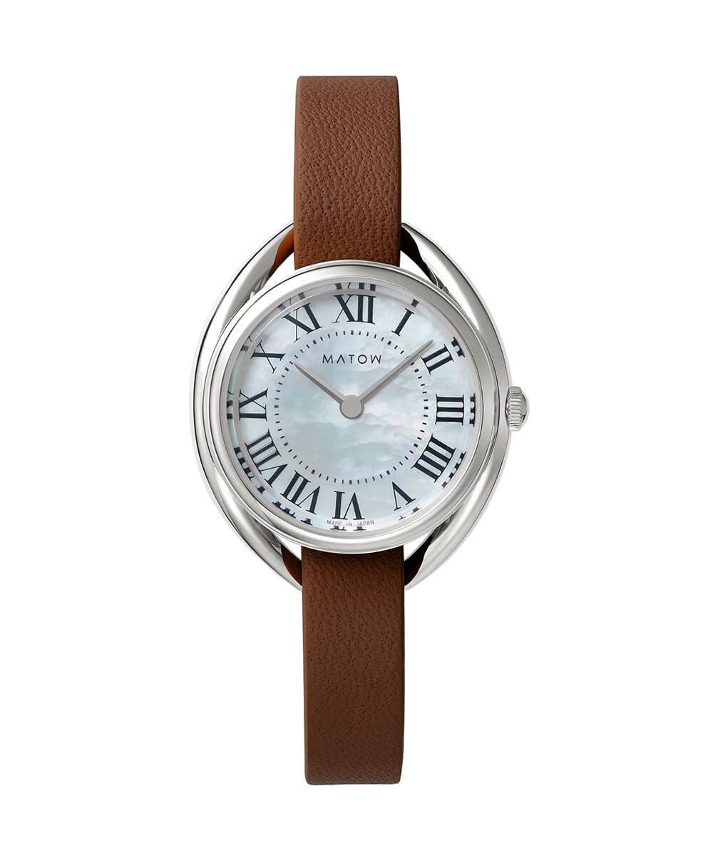 値下げMATOW SHIKI ROUND SILVER AKI アキレア MATOW マトウ SHIKI ROUND SILVER / AKI アキレア レディース 腕時計