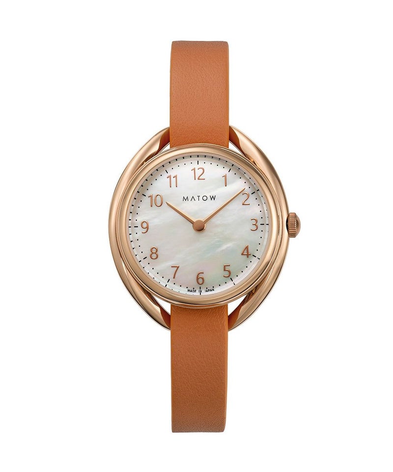 MATOW マトウ レディース 腕時計 SHIKI ROUND ROSE GOLD / HARU チューリップ