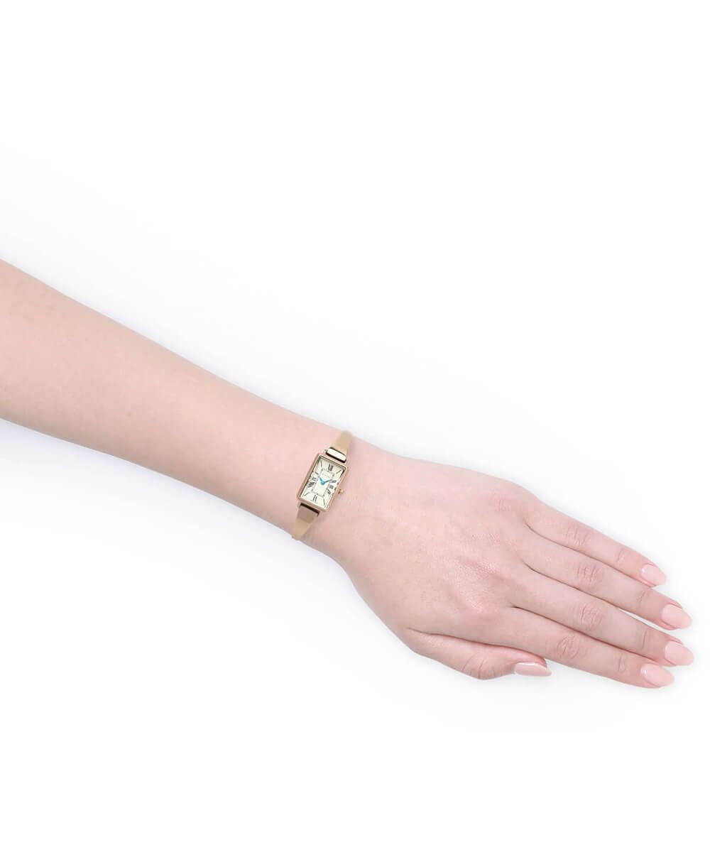 MATOW マトウ TSUKI 月華 / SQUARE ROSE GOLD CREAM レディース 腕時計