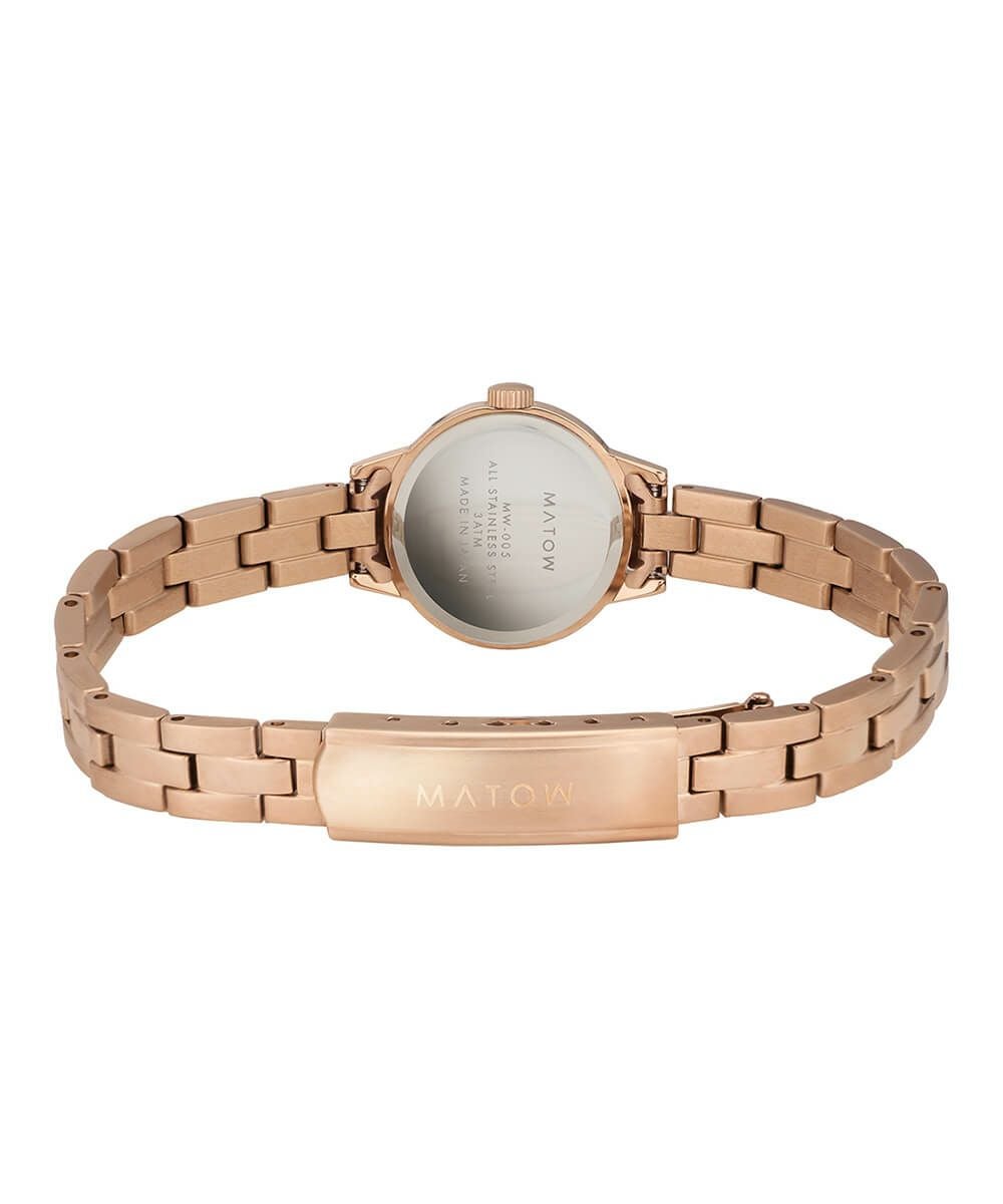 MATOW マトウ TSUKI 清月 / ROUND ROSE GOLD WHITE レディース 腕時計 MATOW マトウ TSUKI 清月 / ROUND ROSE GOLD WHITE レディース 腕時計