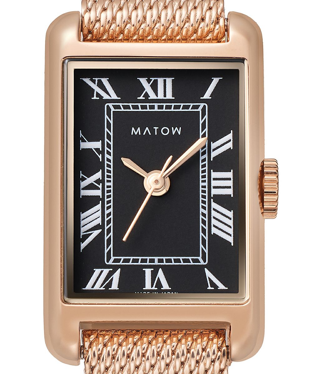 MATOW マトウ TSUKI 朧月 ノワール / SQUARE ROSE GOLD MESH NOIR MATOW マトウ TSUKI 朧月 ノワール / SQUARE ROSE GOLD MESH NOIR