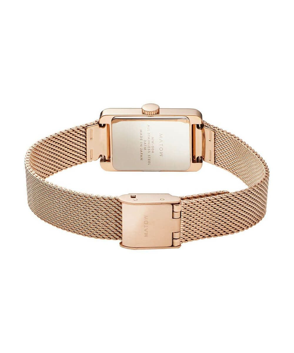 MATOW マトウ TSUKI 朧月 アラビック / SQUARE ROSE GOLD MESH ARABIC