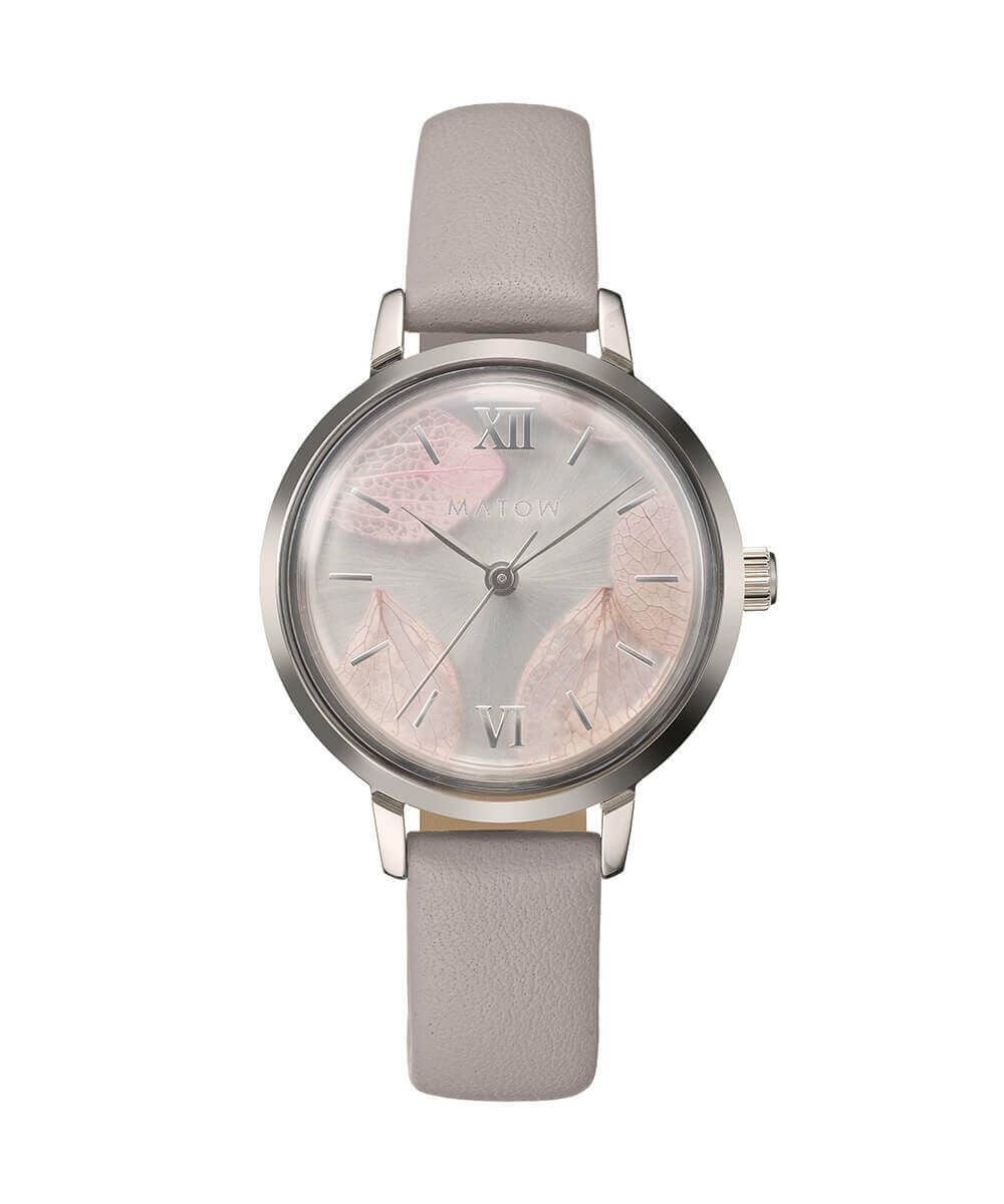 MATOW マトウ SHIKI BOUQUET 花霞 SILVER LILAC LEATHER レディース