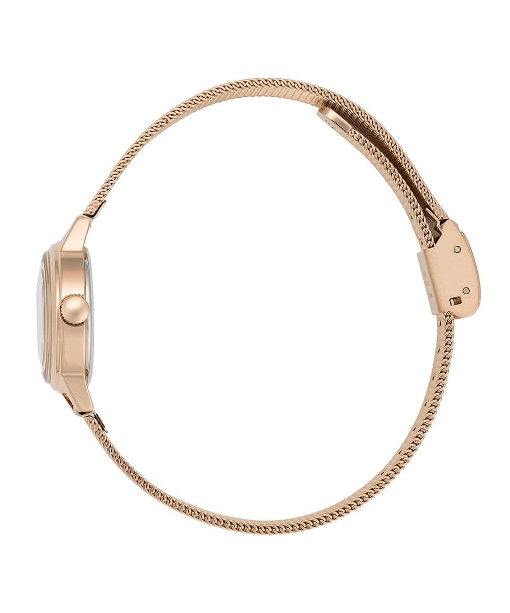 MATOW マトウ TSUKI 清月 / ROUND ROSE GOLD WHITE MESH レディース