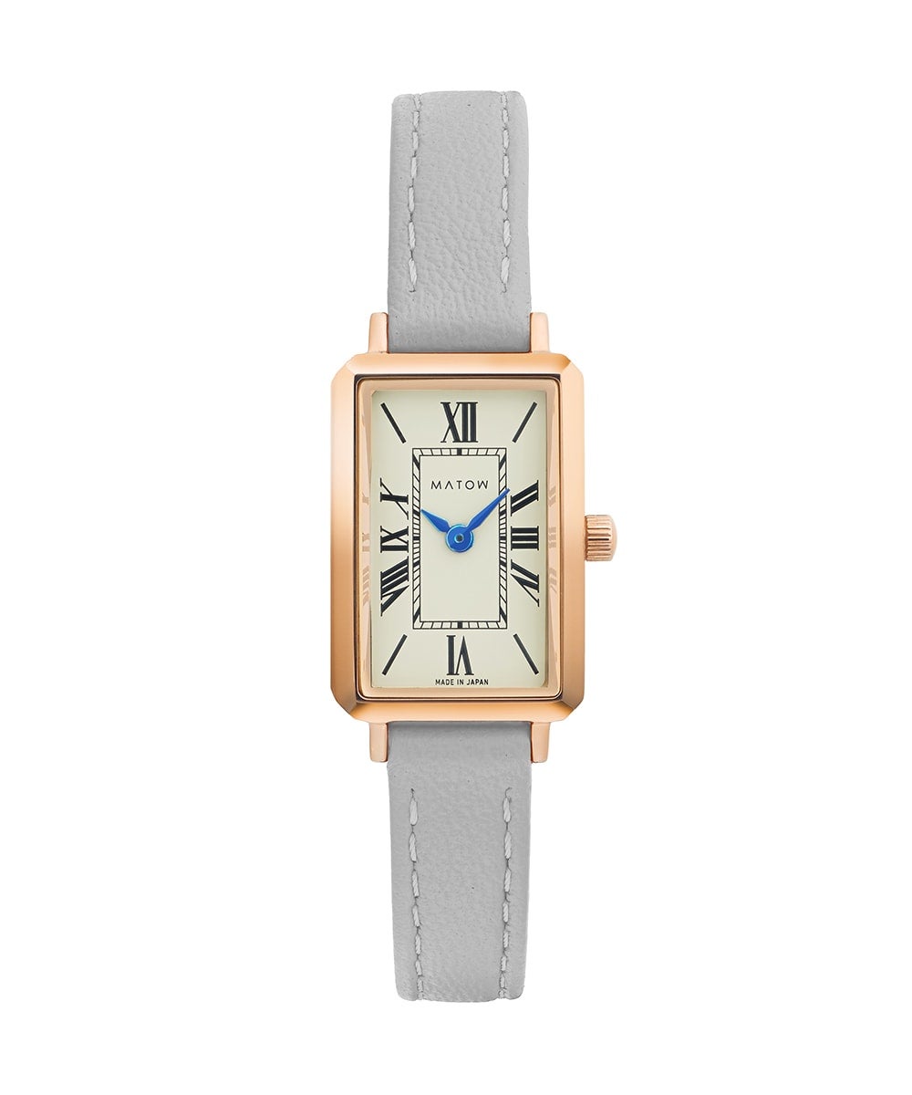 MATOW マトウ TSUKI 月華 / SQUARE ROSE GOLD CREAM WHITE GRAY