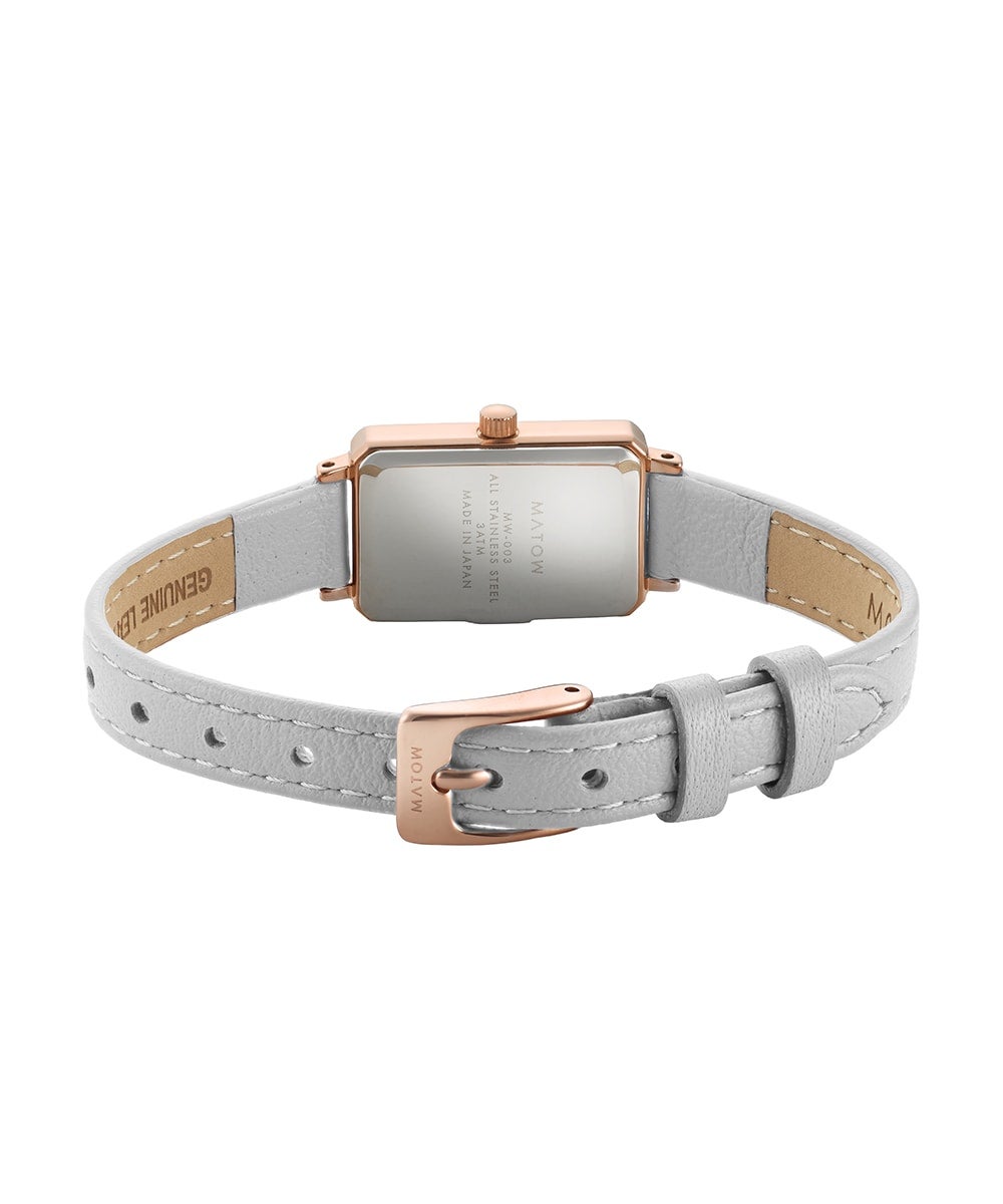 MATOW マトウ TSUKI 月華 / SQUARE ROSE GOLD CREAM WHITE GRAY